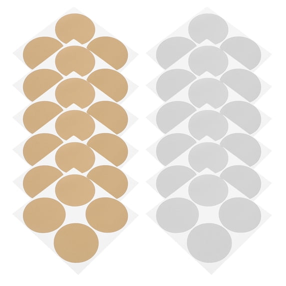 ELAYARD 240 Pcs Multi-Color Round Self Adhesive Scratch Off Stickers for Raffle Cards, Party Decorations, and Crafts