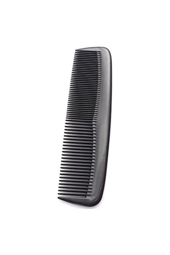 24Pcs Beard Mustache Combs for Men Plastic Black Detangle Styling