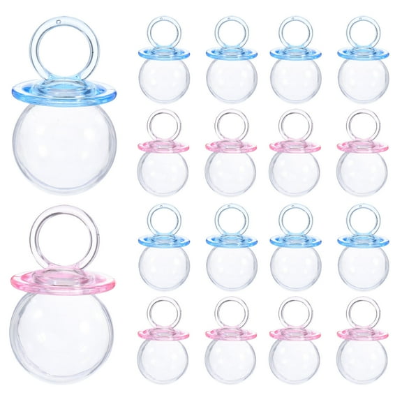 ELAYARD 24pcs Clear Treat Boxes for Baptism Party Favors, Assorted Guest Boxes, Wedding and Baby Shower Decorations
