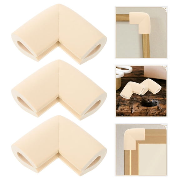 ELAYARD 24Pcs Packaging Edge Protectors for Picture Frame Corners in Beige Foam Material