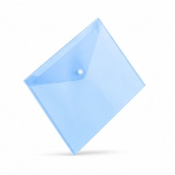 ELAYARD 24Pcs Transparent Notes Pouch in PP Material with Zipper for File Organization, Assorted Color
