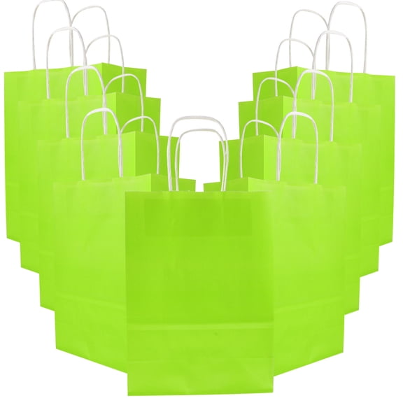 ELAYARD Light Green Party Favor Bags Paper Material for Festive Atmosphere