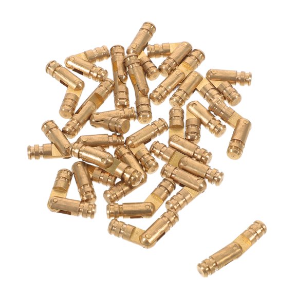ELAYARD Elayard Golden Brass Invisible Furniture Hinges for Jewelry Boxes, Durable and Luxurious