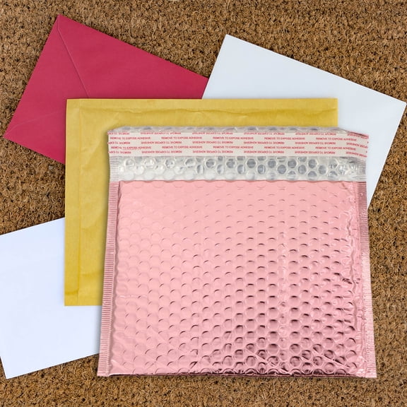 ELAYARD Golden Bubble Envelope Bags Padded for Storage with Self-Seal Closure and Protective Bubble Lining