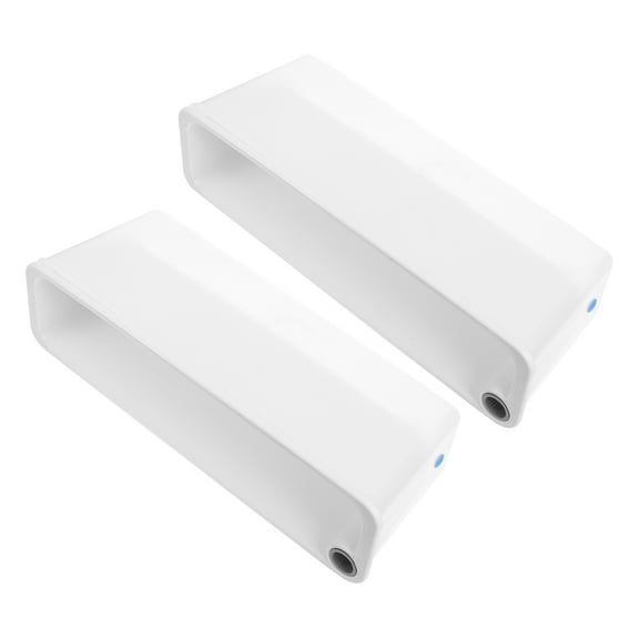 ELAYARD 2PCS Self Watering Window Planter Box White Rectangular ABS For Outdoor Gardening