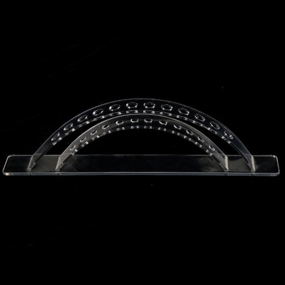 ELAYARD 2Pcs Acrylic Transparent Lollipop Stand Decorative Display Base for Home Tabletop Use