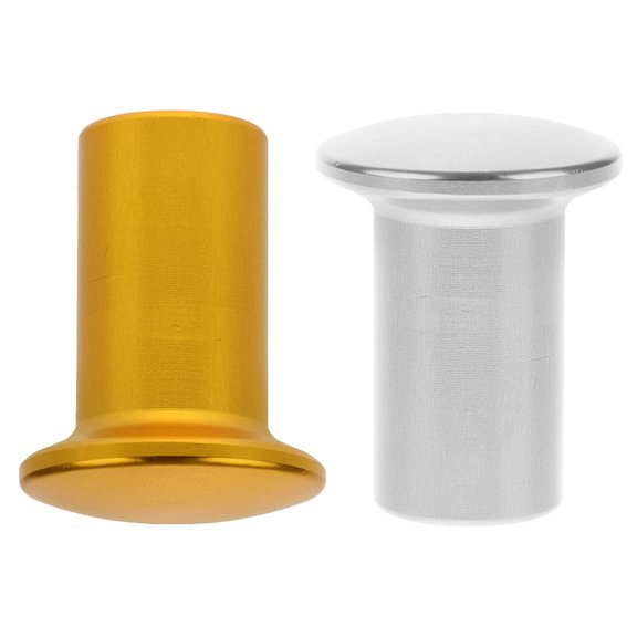 ELAYARD 2-Pack Aluminum Alloy Car Handbrake Button Covers Universal Fit Hydraulic Drift Lever Knobs