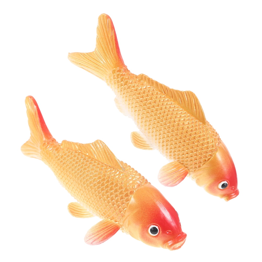 ELAYARD 2Pcs Realistic Fish Models for Decorative Aquarium and ...