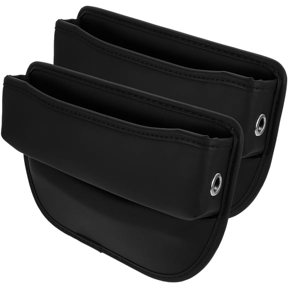 ELAYARD 2Pcs Car Gap Filler Black Seat Gap Organizer Storage Box for Neat and Stylish Car Interior