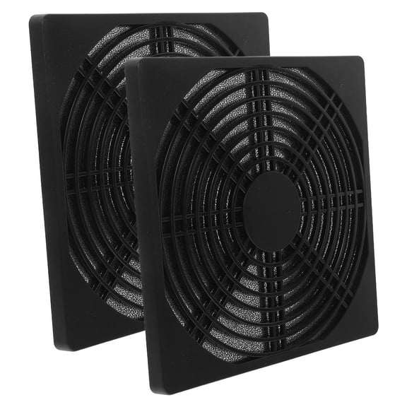 ELAYARD 2Pcs Black Pc Fan Mesh Dust Cover for Computer Case Cooling Protection