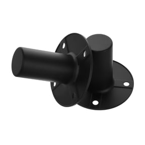 ELAYARD 2Pcs Black Speaker Bracket Metal Support Stand for Indoor Loudspeaker Stage Setup