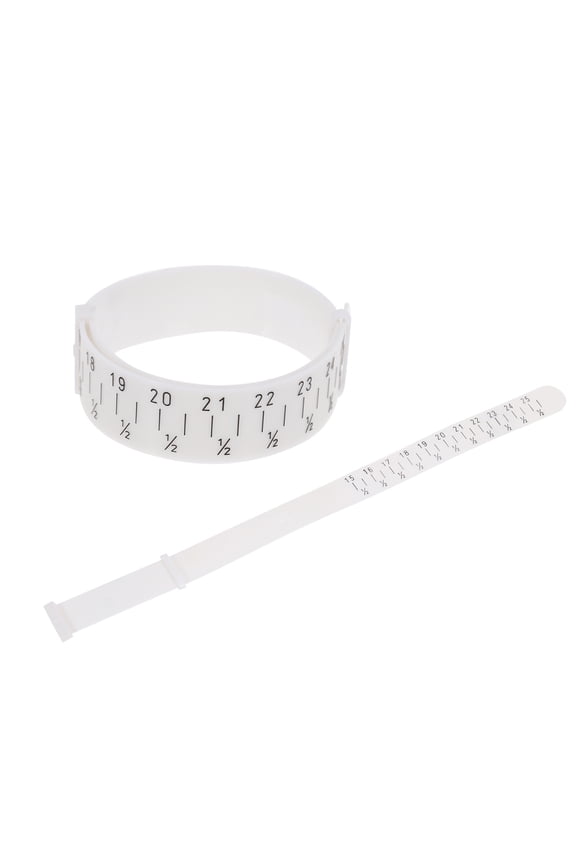 2Pcs Bracelet Measuring Tool White Durable for Precise Sizing