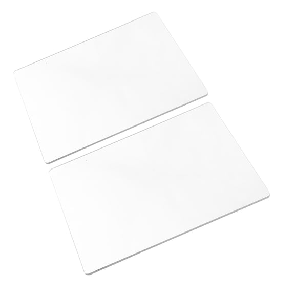 ELAYARD 2Pcs Clear Embossing Cutting Plates Universal Compatible Durable Acrylic for Craft Use