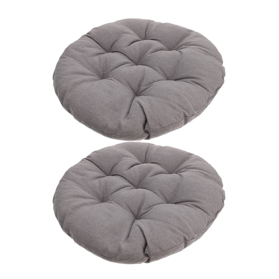ELAYARD Back to School 2pcs Chair Seat Cushion Grey Cloth Health Support for Home Use