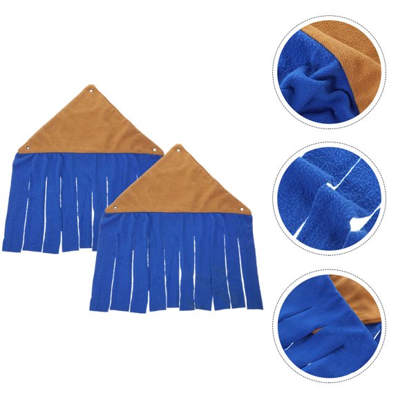 ELAYARD Hamster Hideouts Cotton Corner Shape 2Pcs Assorted Color