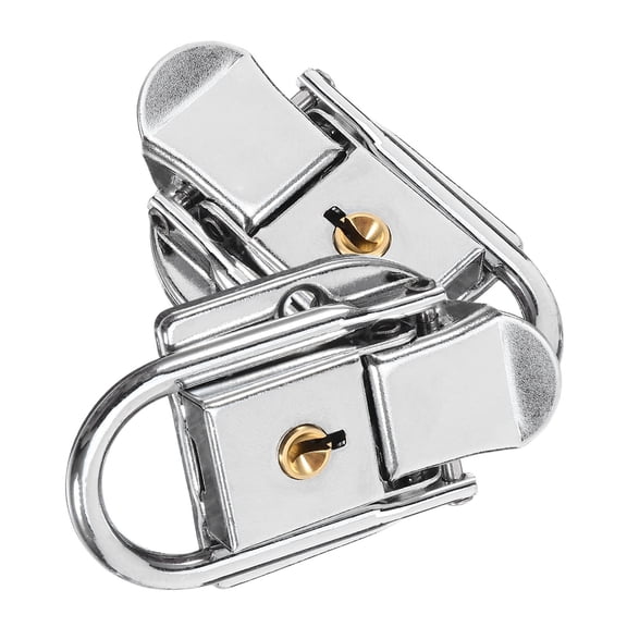 ELAYARD 2-Pack Iron Buckles Box Latches for Bags, Wooden Furniture, and Craft Projects