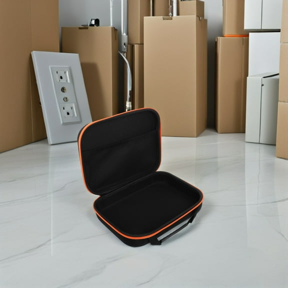 ELAYARD 2-Pack Portable Drill Bit Organizer Bag with Handle, Black Oxford Cloth Tool Storage Case for Easy Carry