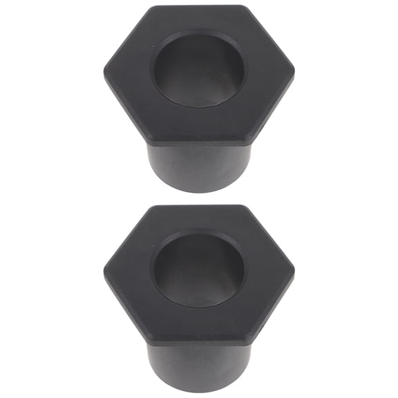 ELAYARD Umbrella Hole Plugs 2Pcs Black Silicone for Patio Umbrella Base Stand
