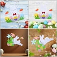 thumbnail image 1 of ELAYARD Bunny Party Decorations, Multi-Color Non-Woven, Charming Festive, Easy to Use, 2Pcs, 1 of 8