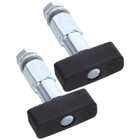 ELAYARD 2Pcs Elevator Door Guide Floor Black Sliding Replacement Parts for Smooth Quiet Operation