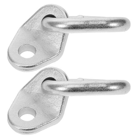ELAYARD 2Pcs Plated Silver Engine Lifting Brackets Heavy Duty Durable Support Bars for Safe Engine Hoisting