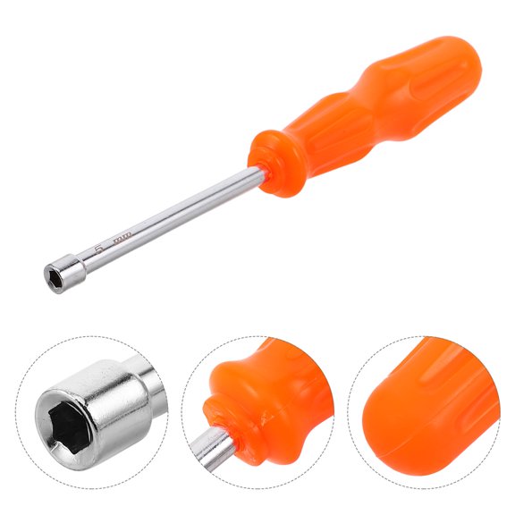 ELAYARD 2Pcs Ergonomic Socket Screwdriver Wrench Set for Efficient Screw Tightening and Rc Repair