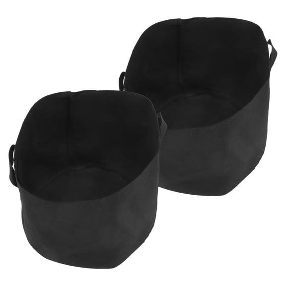 ELAYARD 2Pcs 10 Gallon Grow Bags Non Woven Fabric Planting Container Black