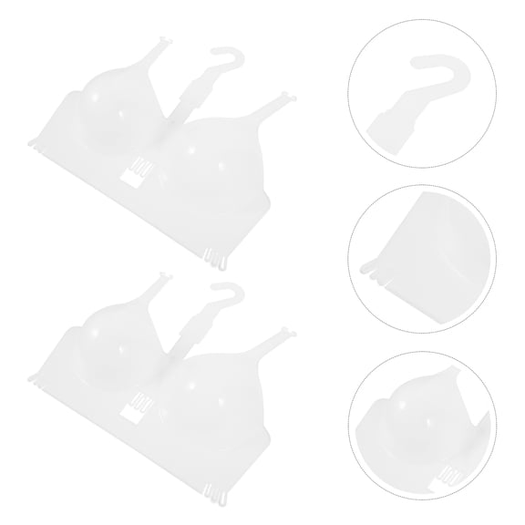 ELAYARD 2Pcs Fashion Mannequin White Plastic Display For Shop Owners Clothes Store