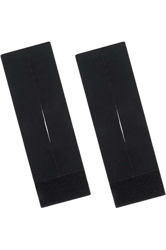 2Pcs Glove Wrap Baseball Glove Strap Adjustable Pressure Black Polyester for Softball Gloves