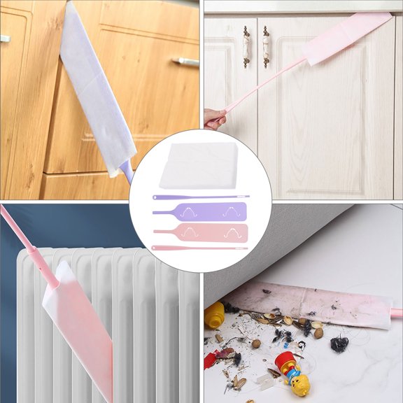 ELAYARD 2Pcs Lengthen Duster with Comfortable Grip Portable Home Dust Cleaner Green