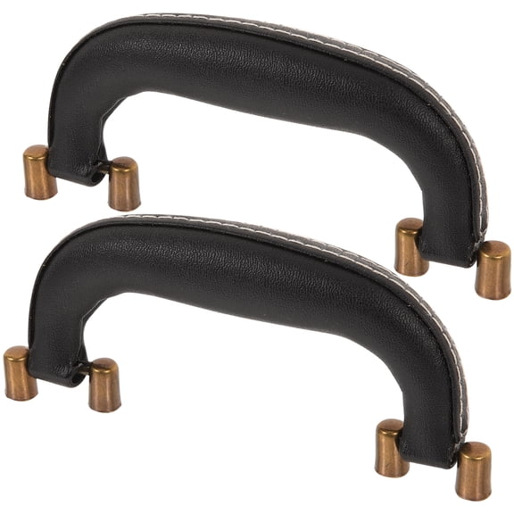 ELAYARD 2-Pack Suitcase Handle Grips with Comfortable Design, Antique Bronze Finish for Everyday Travel and Luggage Use