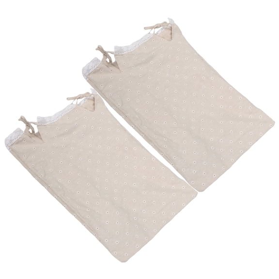 ELAYARD 2Pcs Laundry Basket Fabric Liner Replacement Beige Cloth Liner for Storage Baskets