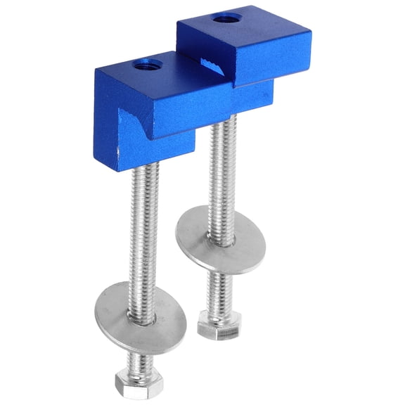 ELAYARD Truck Tool Box Mounting Clamp Set, 2-Piece Heavy Duty Pickup Bed Tool Chest Fasteners, Lightweight, Secure No Drill Fit