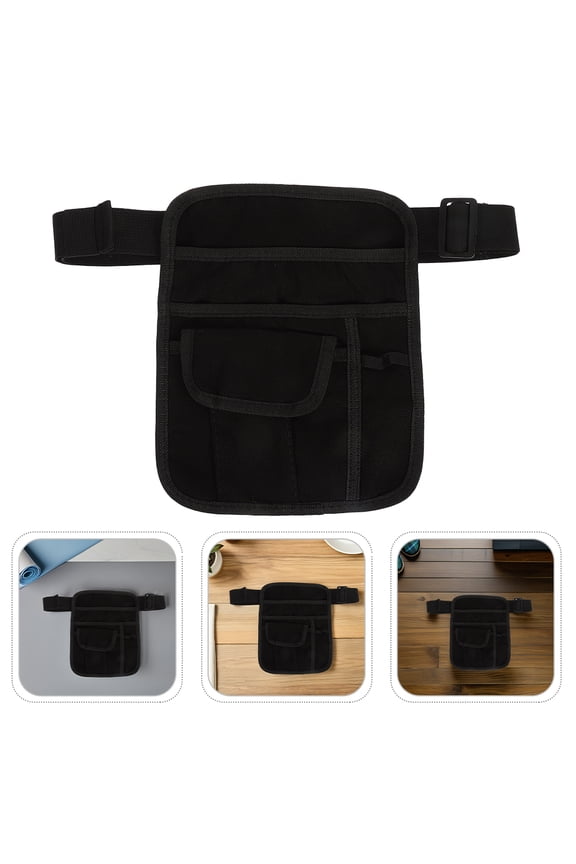 2-Pack Waiter Waist Bags with Multiple Pockets, Storage Pouch, Easy to Clean and Wear for Work