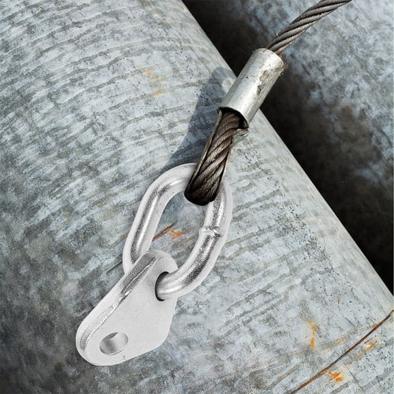 ELAYARD 2Pcs Plated Silver Engine Lift Brackets Heavy Duty Lifting Brackets for Truck and Tractor