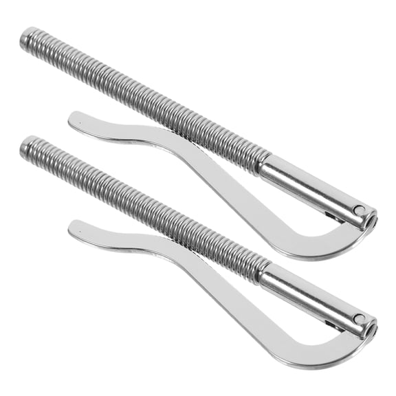 ELAYARD 2-Pack Zinc Alloy Spring Money Clips, Cash and Check Holders for Home, Office, and Everyday Use