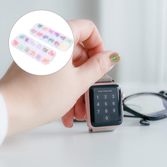 ELAYARD Assorted Color Fruit Slices Nail Art Decor Soft Clay for Handmade Crafts