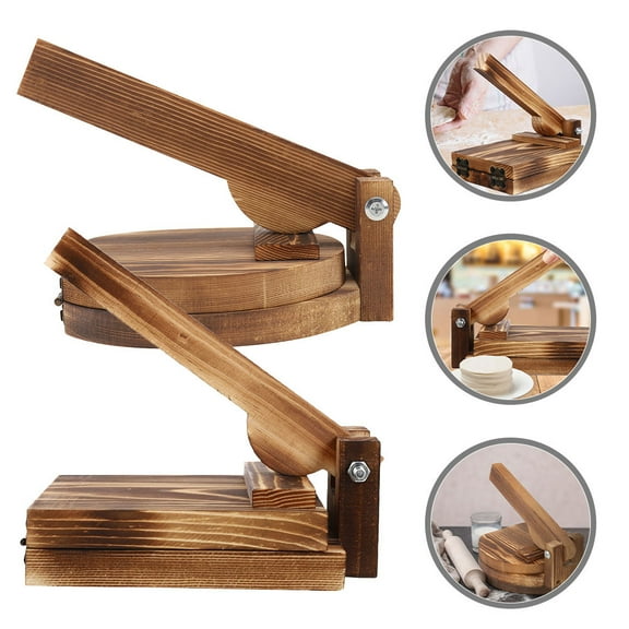 ELAYARD 2pcs Wood Wrapper Maker Dumpling Press for Housewarming