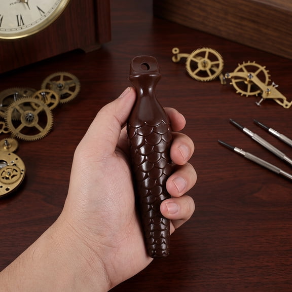 ELAYARD Cuckoo Clock Weights Pinecone Shaped Brown Plastic for Home Use