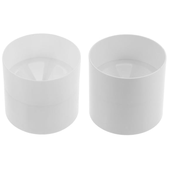 ELAYARD Golf Putting Cup Repair Kit, White Plastic Hole Cup, 2 Pieces for Golf Practice and Training