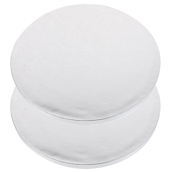 ELAYARD 2Pcs Practical Aluminum Foil Cake Plates for Home Party and Restaurant Cake Supply