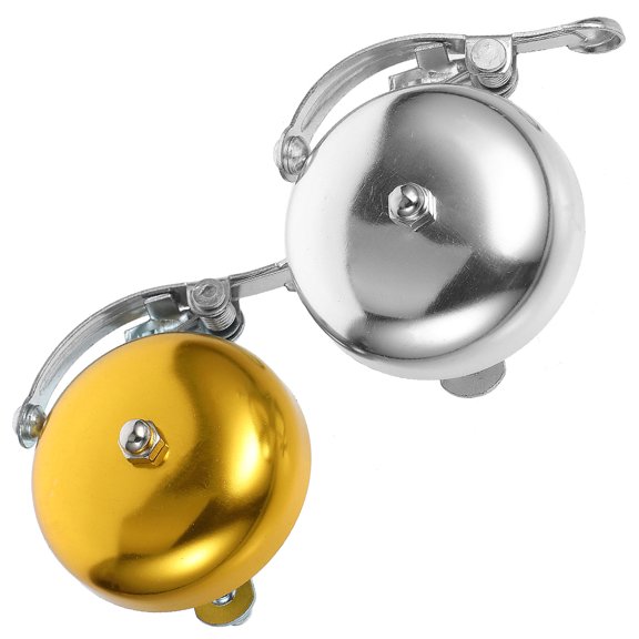 ELAYARD 2Pcs Practical Bike Bell with High Strength Spring Convenient Tool Free Installation