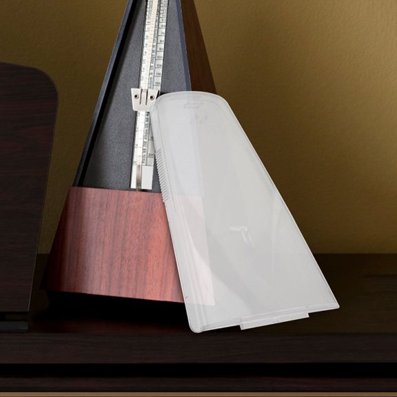 ELAYARD 2Pcs Precision Fit Transparent Metronome Protective Sleeve for Piano Use At Home and Studio