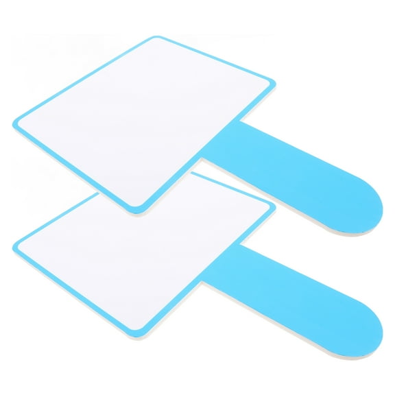 ELAYARD 2Pcs Erase Whiteboard Paddles Single Sided Foam Meeting Voting Tools