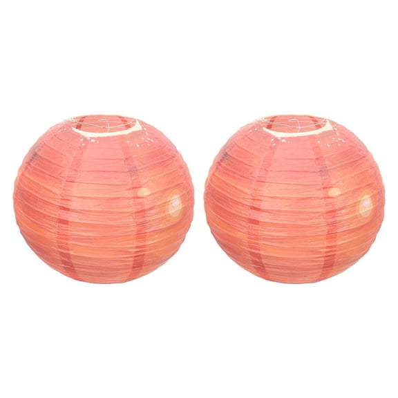 ELAYARD 2Pcs Red Folding Design Lanterns Paper Lanterns Decorative for Home Decoration