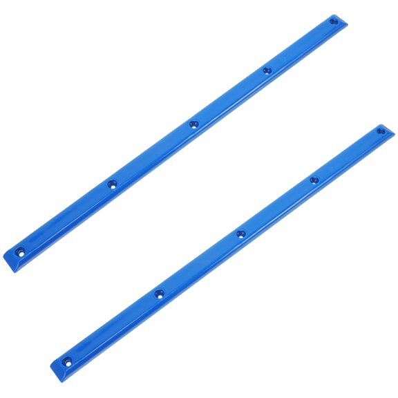ELAYARD 2Pcs Replaceable Blue Longboard Rail Sturdy Plastic Rib Bone with Universal Fit