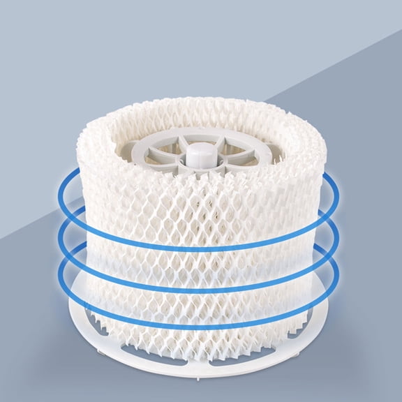 ELAYARD 2Pcs Practical White Replacement Filter for Humidifier with Advanced Honeycomb Technology