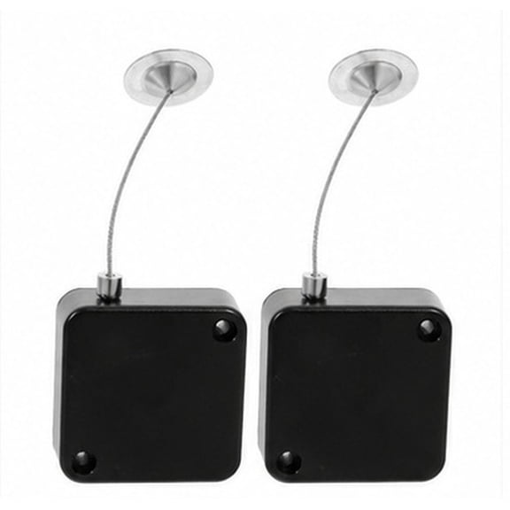 ELAYARD 2-Pack Retractable Security Locks with Steel Wire Cable for Key, Remote, Tablet, and Device