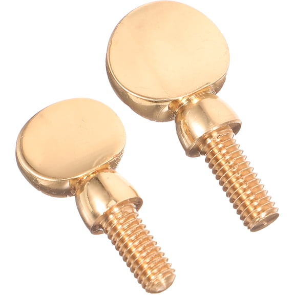 ELAYARD 2Pcs Copper Saxophone Neck Clamp Screws Elegant Design for Musicians