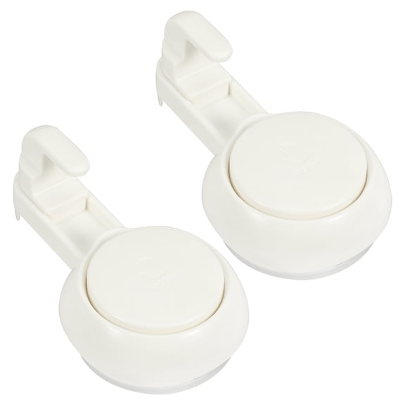 ELAYARD 2-Pack Bathroom Shower Hooks with Strong , 360 Rotating ABS Towel Hangers for Hanging Towels and Accessories